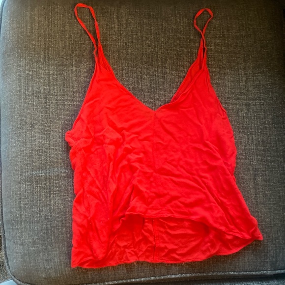 Urban outfitters / silence & noise red slinky tank top - Picture 3 of 4